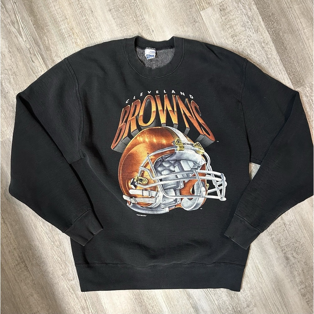 Vintage Cleveland Browns Crewneck Sweatshirt Size Men's L 1994 Salem Sportswear